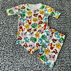 Hanna Andersson Pokémon Shortie Pajamas- size 8